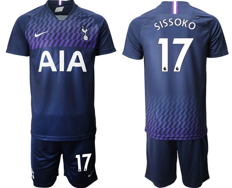 Men 2019-2020 club Tottenham Hotspur away #17 blue Soccer Jerseys->tottenham jersey->Soccer Club Jersey